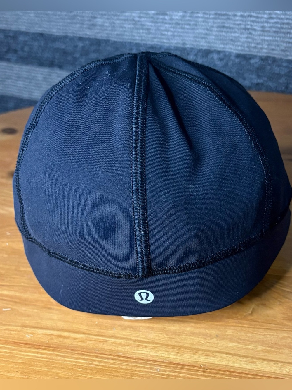 lululemon athletica Black Performance Workout Cap Hat Adult Small EUC - Picture 3 of 7